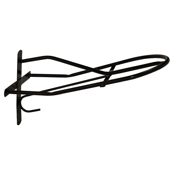 English Saddle Rack Black